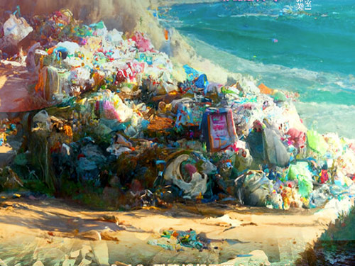 關於，半夜夢見林默娘乘著海湧把垃圾全丟進我的未來這件塑，好像是真的