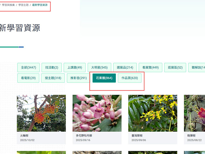 資源分類更清楚，搜尋方式更多元
