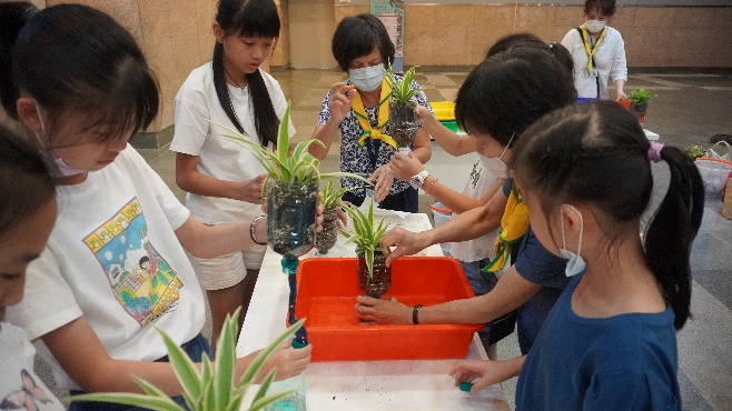 環境教育(團體課程)-植物空氣濾清盆栽
