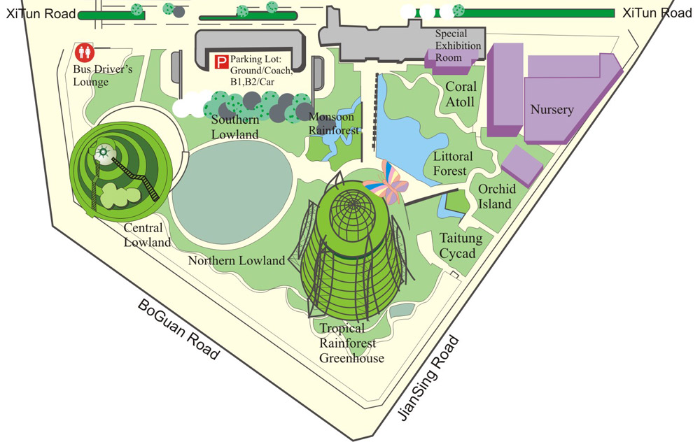 botanical garden map