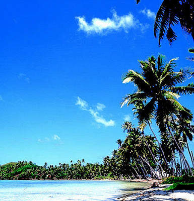 Beach of Oceania.