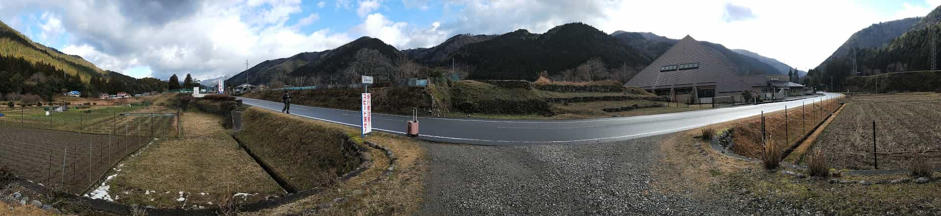 根尾谷地震斷層觀察館全景