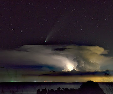 彗星和雷雨胞